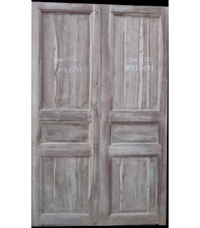 Portes palières en chêne 143 x 231