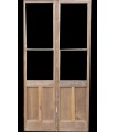 Paire de portes fenêtre 120 x 238