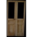 Paire de portes vitrées 103 x 208