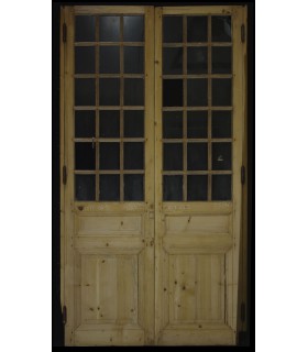 Porte double vitrée 138 X 271,5