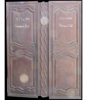 Paire de portes 133 X 169