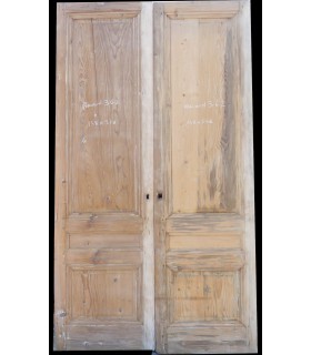 Porte de placard double 158 x 378