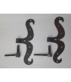 SYSTEME DE CHARNIERE Penture moustache rustique