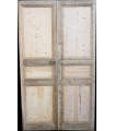 Double portes chêne et peuplier 133x232