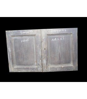 Paire de portes 108x65